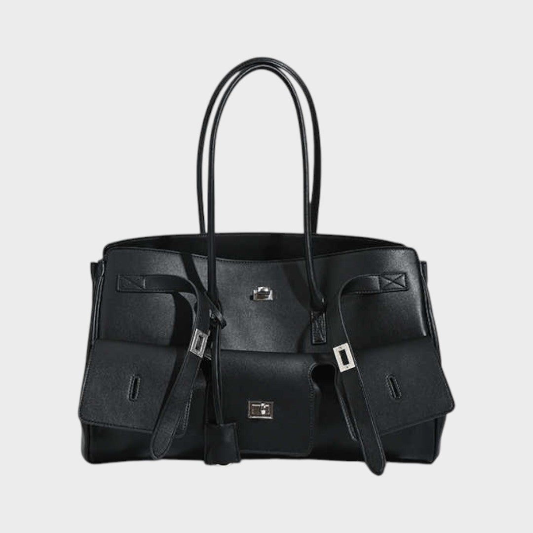 Valentina™ | Melna Tote soma