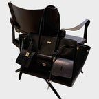 Valentina™ | Melna Tote soma