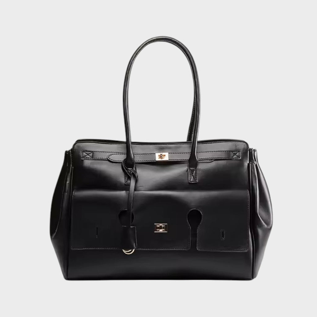Valentina™ | Melna Tote soma