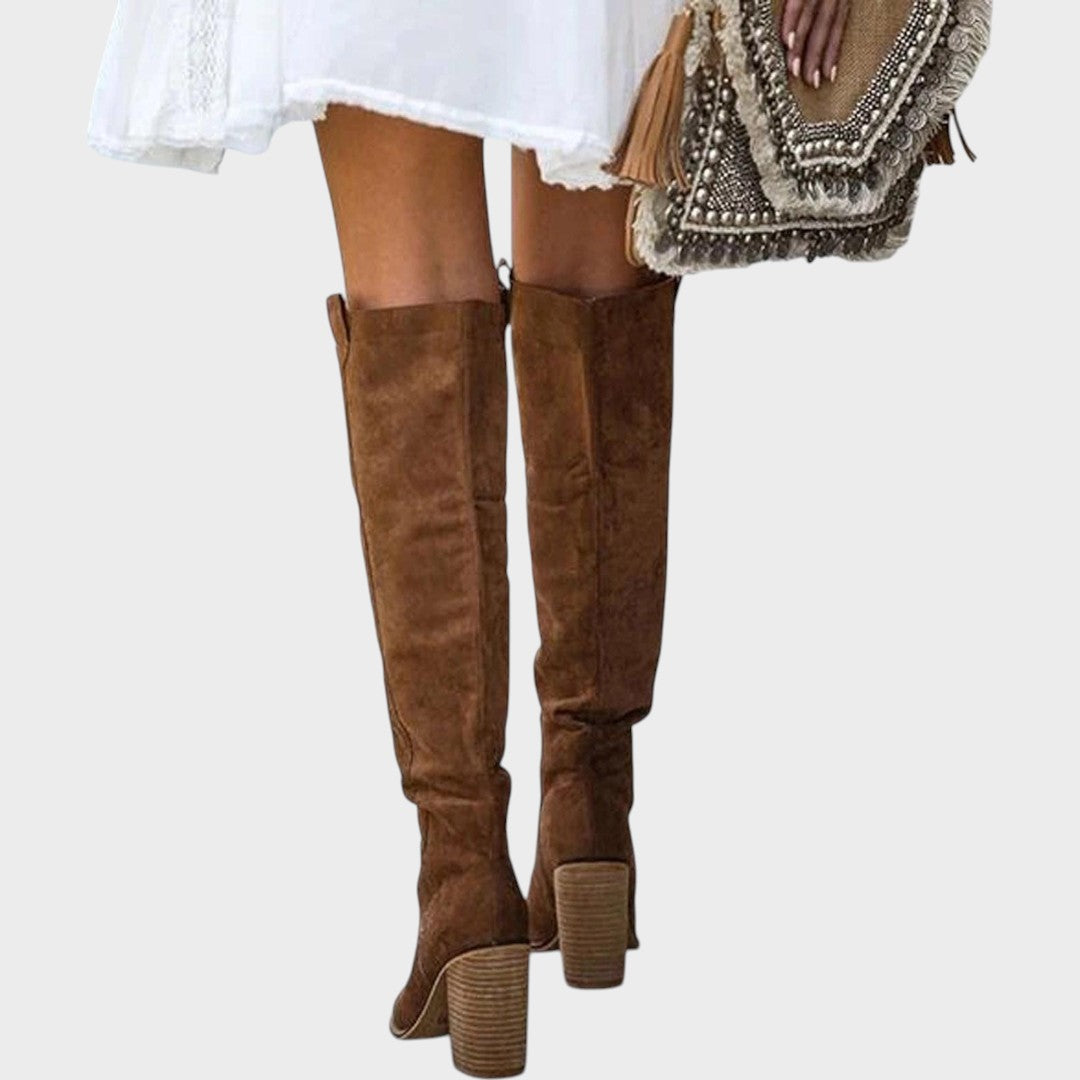 Diane | Augstās zamša zābaki