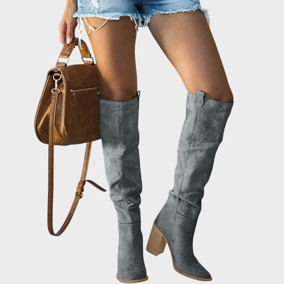 Diane | Augstās zamša zābaki