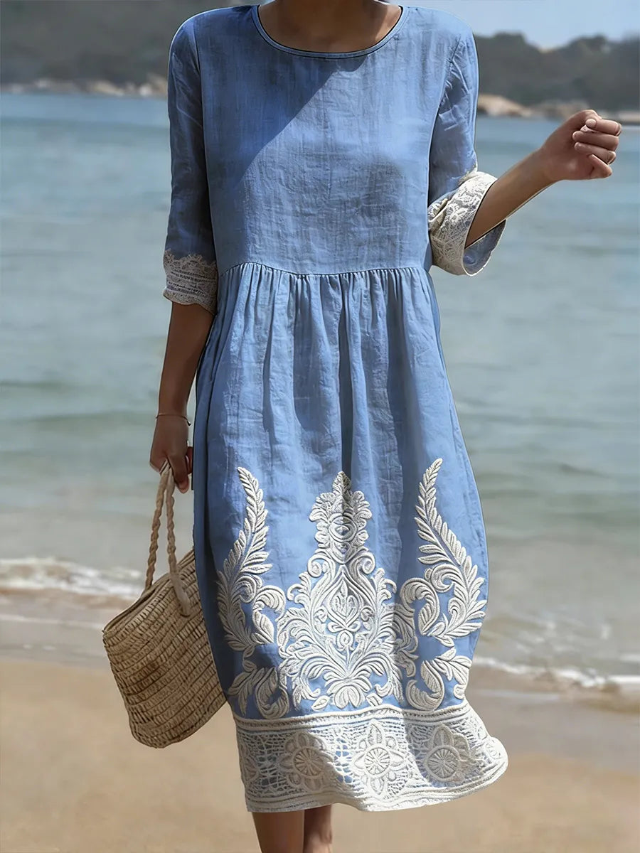 Ambra™ | Eleganta Ziedu Kleita