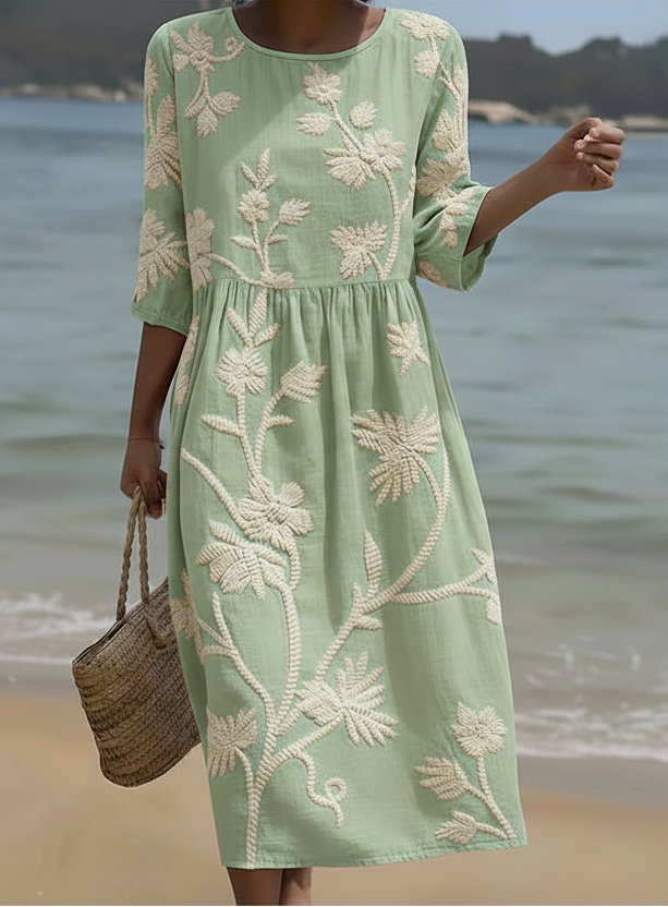 Peiga™ | Eleganta Ziedu Kleita