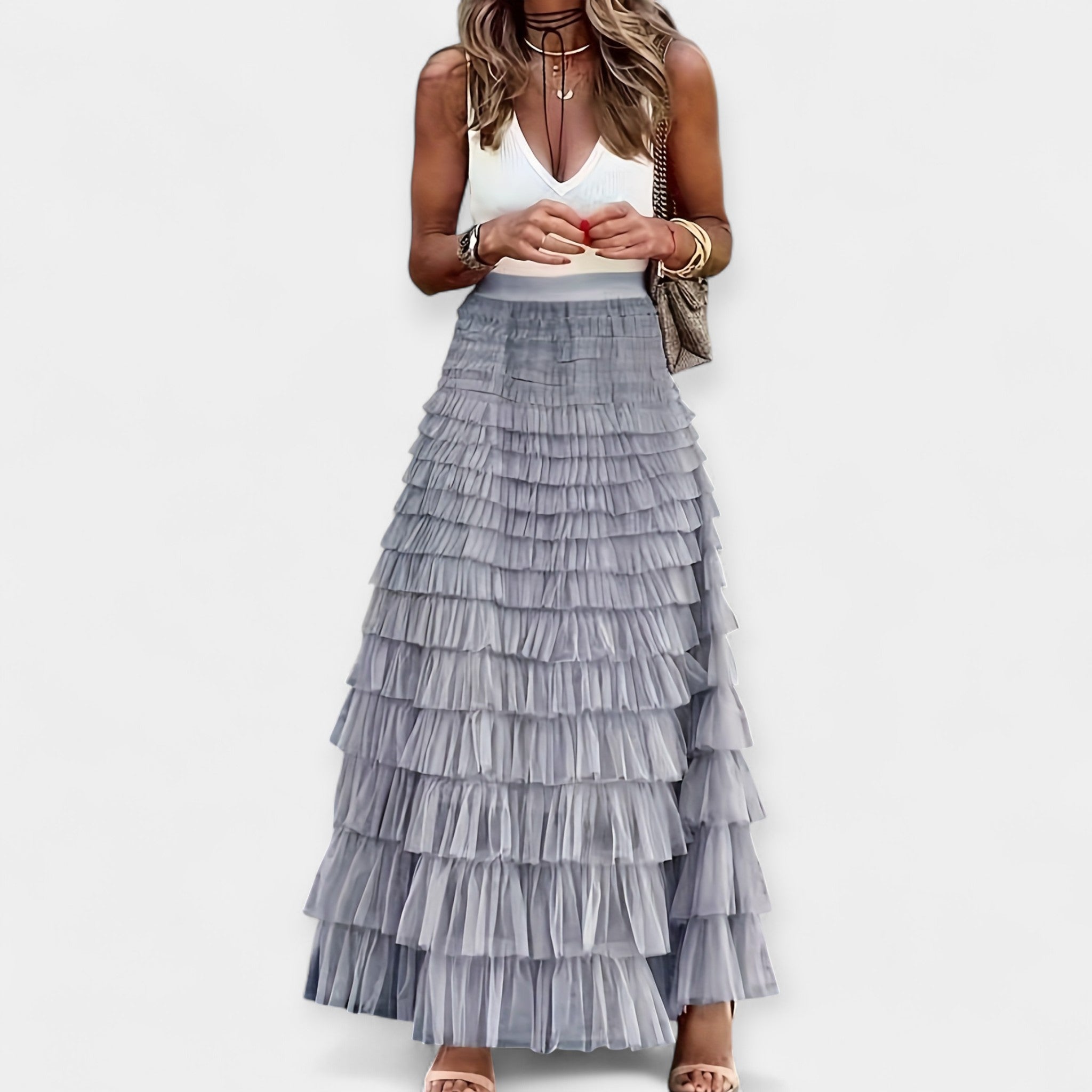 Inese™ | Boho Svārki ar Satīna Apdari