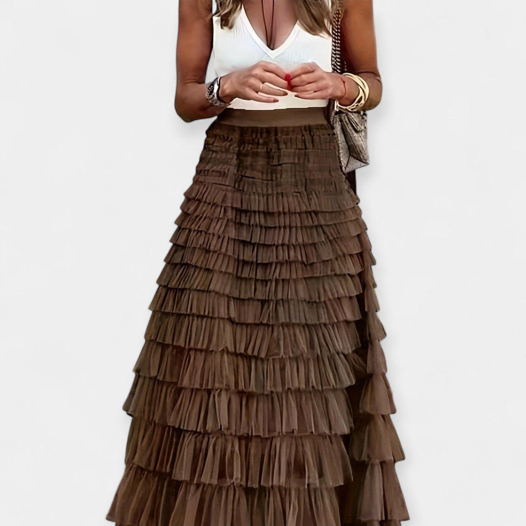 Inese™ | Boho Svārki ar Satīna Apdari