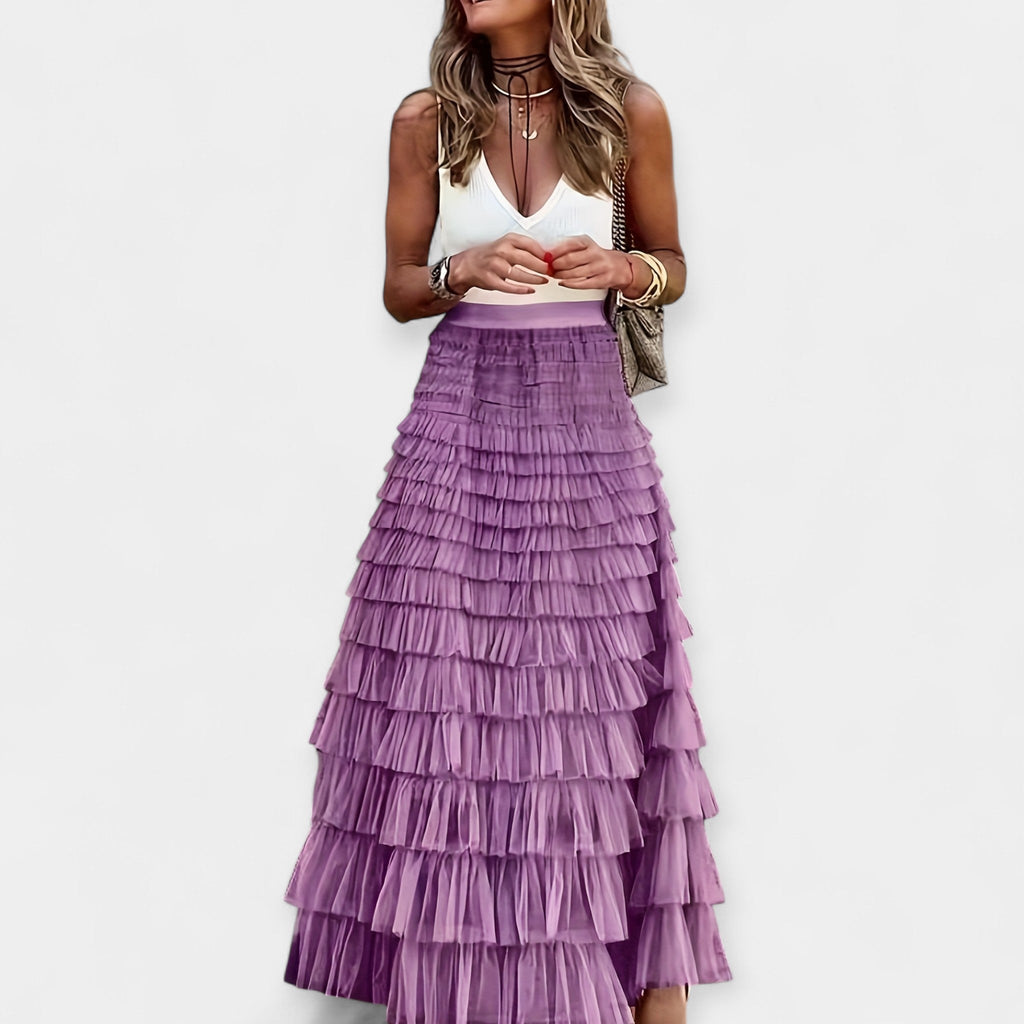 Inese™ | Boho Svārki ar Satīna Apdari