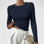Rozminda™ | Ērts garām piedurknēm tops
