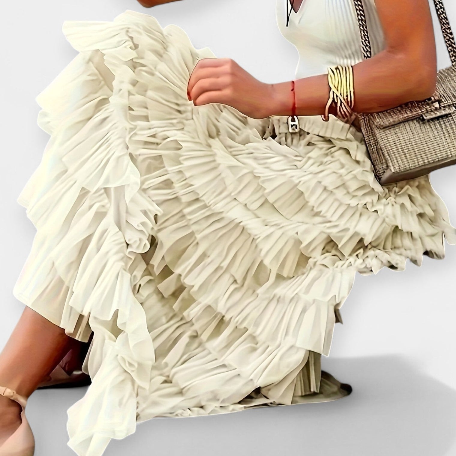 Inese™ | Boho Svārki ar Satīna Apdari