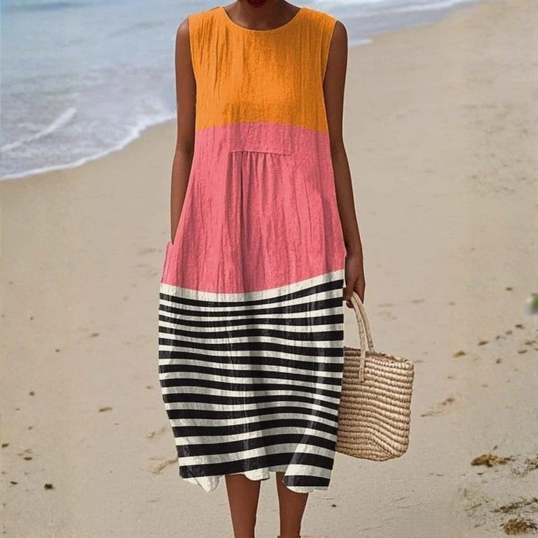 Vānija™ | Kleita ar Krāsu Blokiem