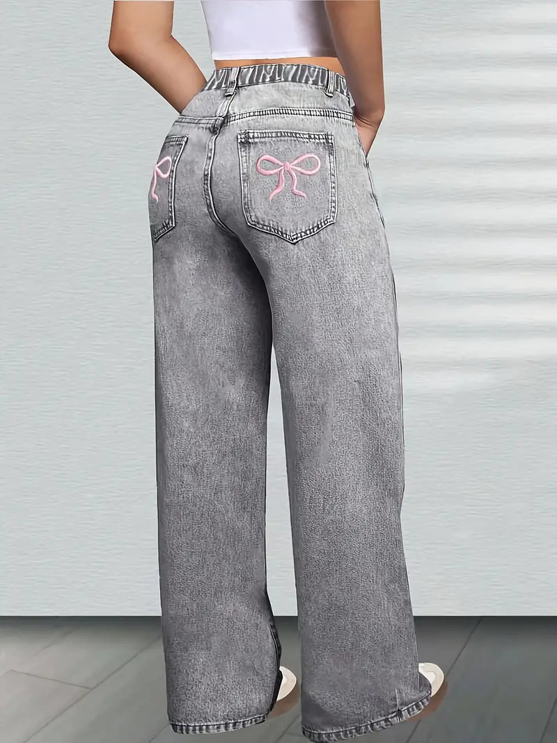 Celia™ | Augsta Jostasvietas Platās Bikses