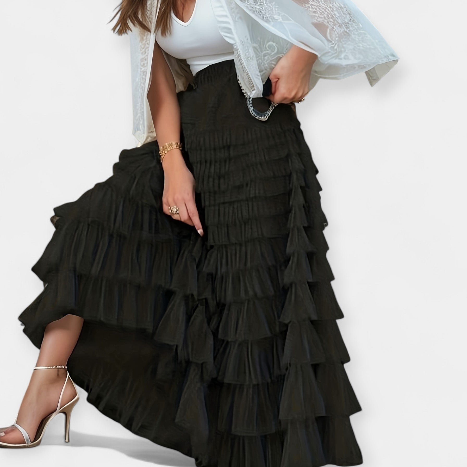 Beatrise™ | Eleganti Svārki ar Tilla Detaļu