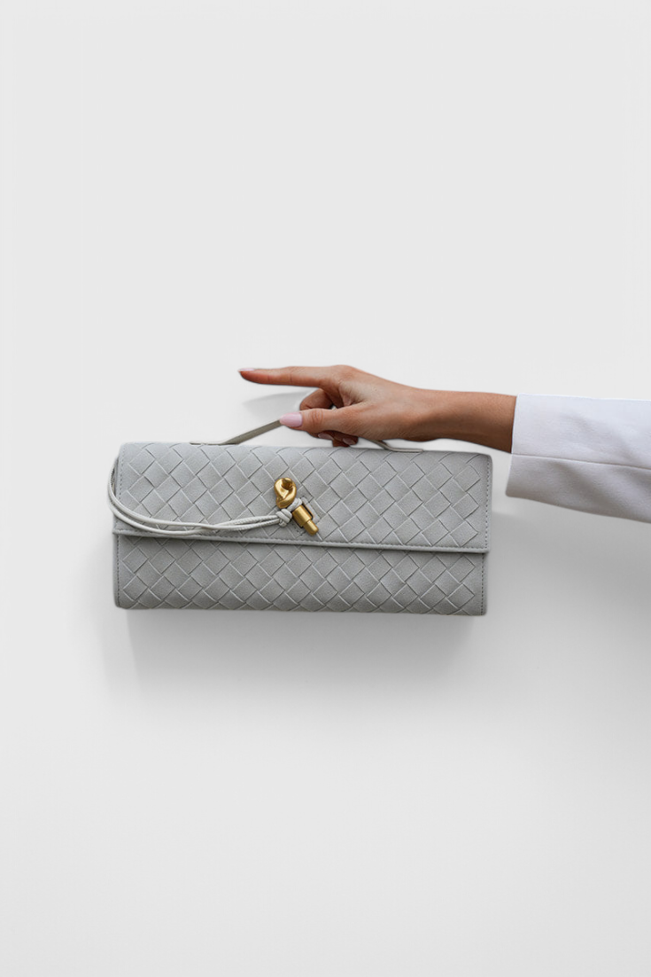 Melānija Klasiskā Suede Plecu Soma