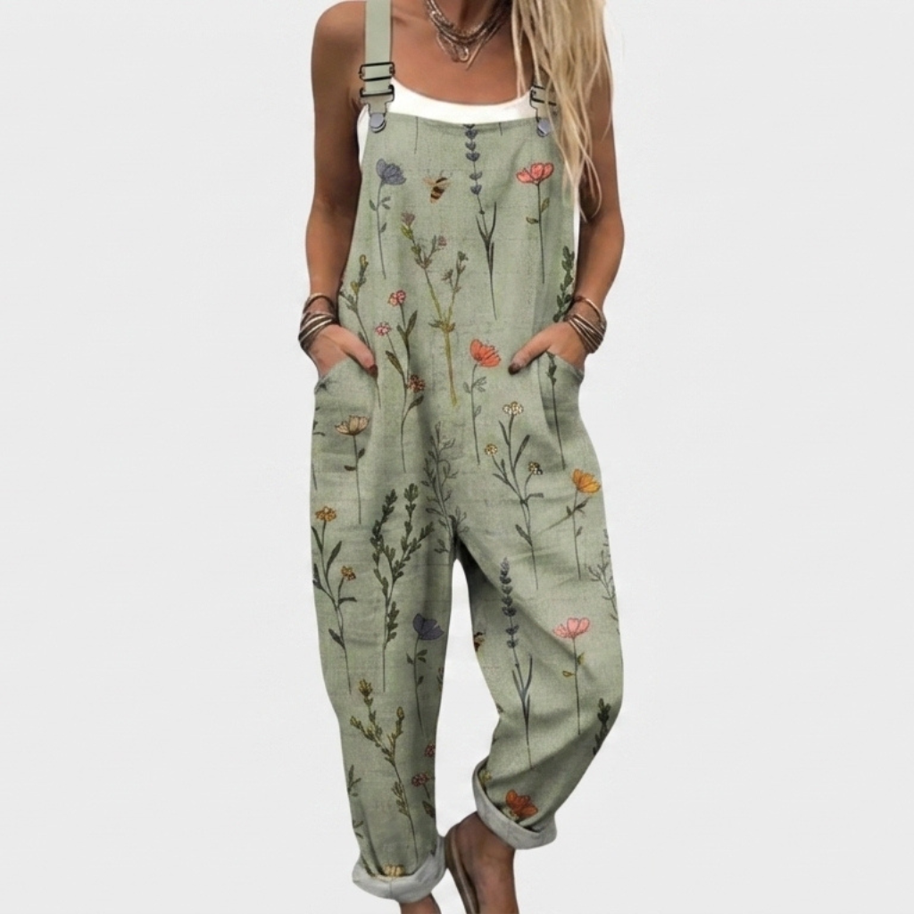 Ziedu salopete ikdienai