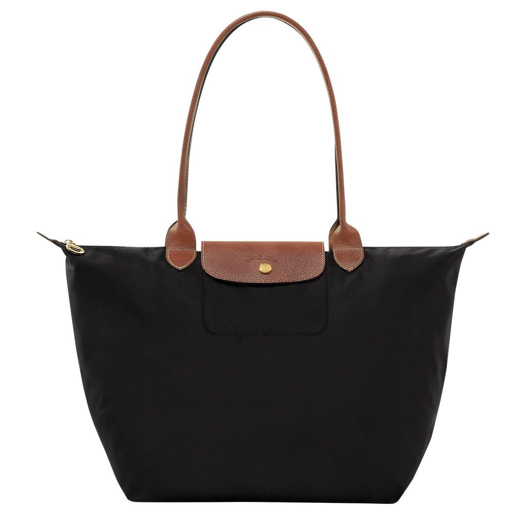 Longchamp | Liels Le Pliage Tote Soma, Melna