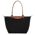 Longchamp | Liels Le Pliage Tote Soma, Melna