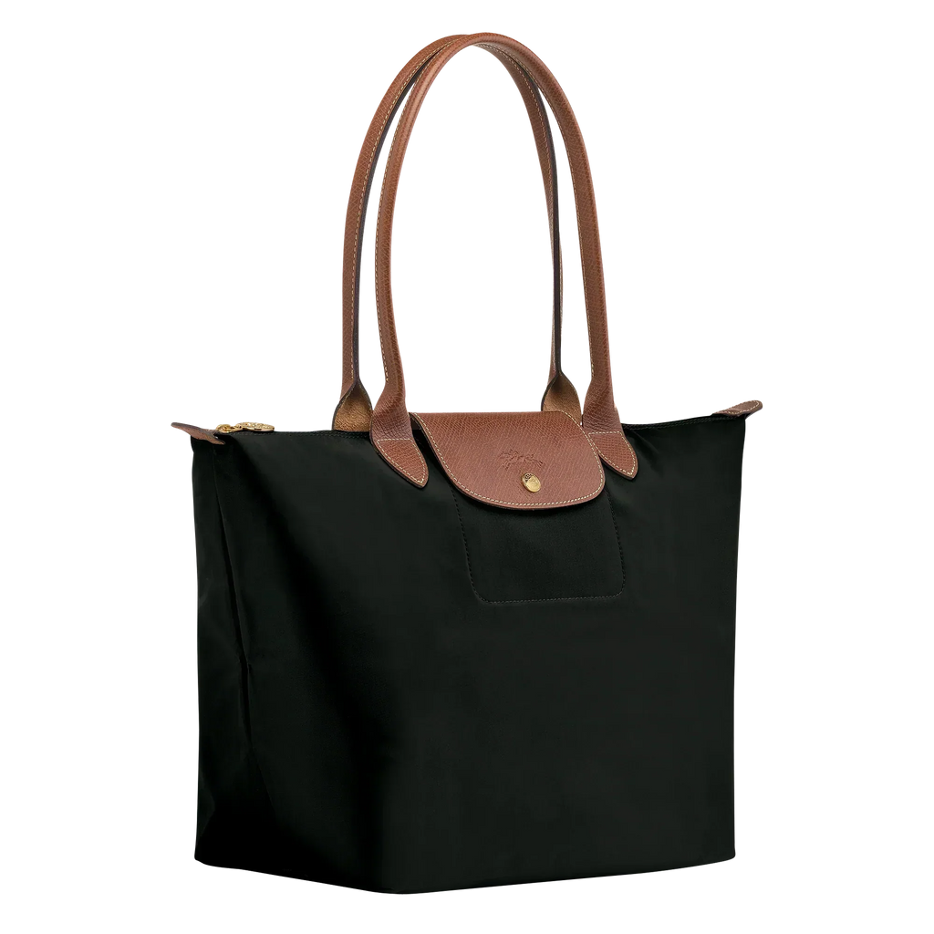 Longchamp | Liels Le Pliage Tote Soma, Melna