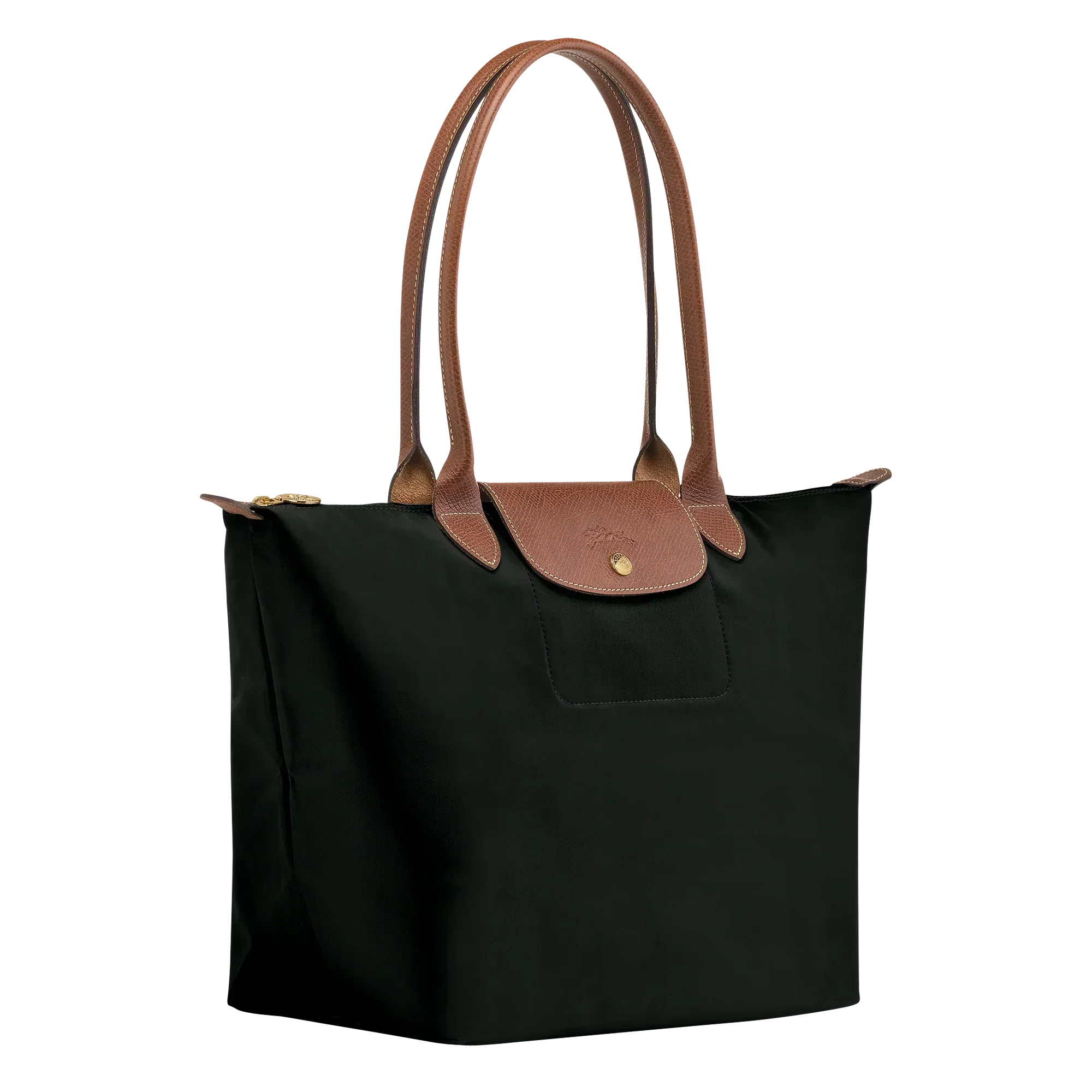 Longchamp | Liels Le Pliage Tote Soma, Melna