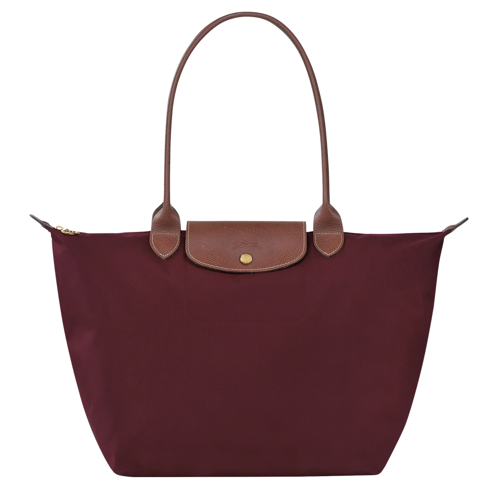 Longchamp | Liels Le Pliage Tote Soma, Burgundija