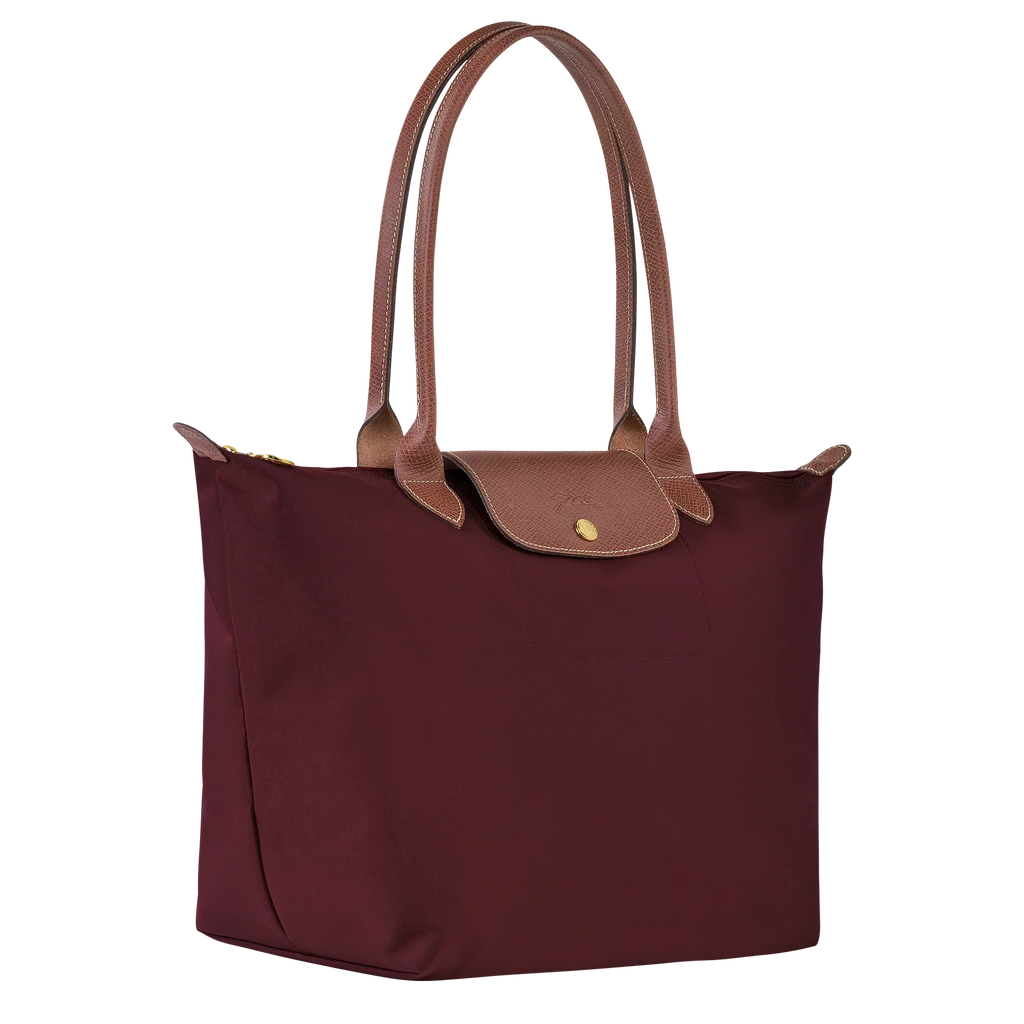 Longchamp | Liels Le Pliage Tote Soma, Burgundija