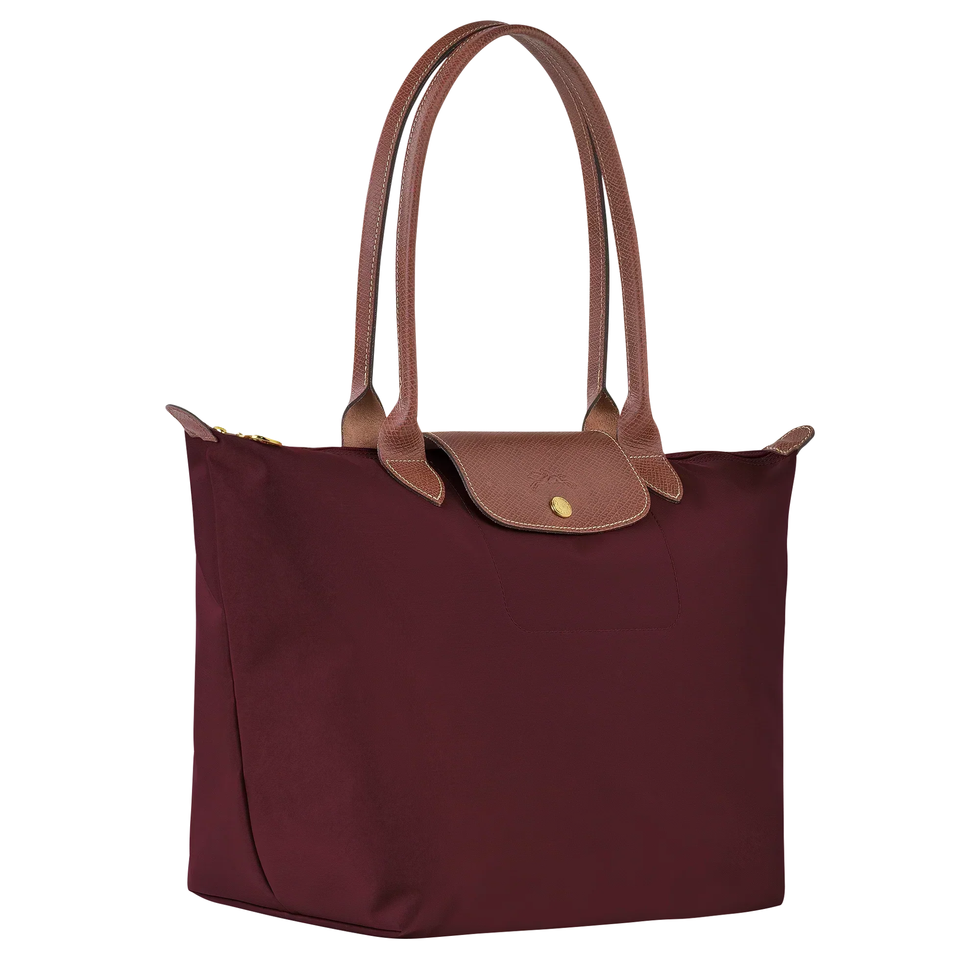 Longchamp | Liels Le Pliage Tote Soma, Burgundija