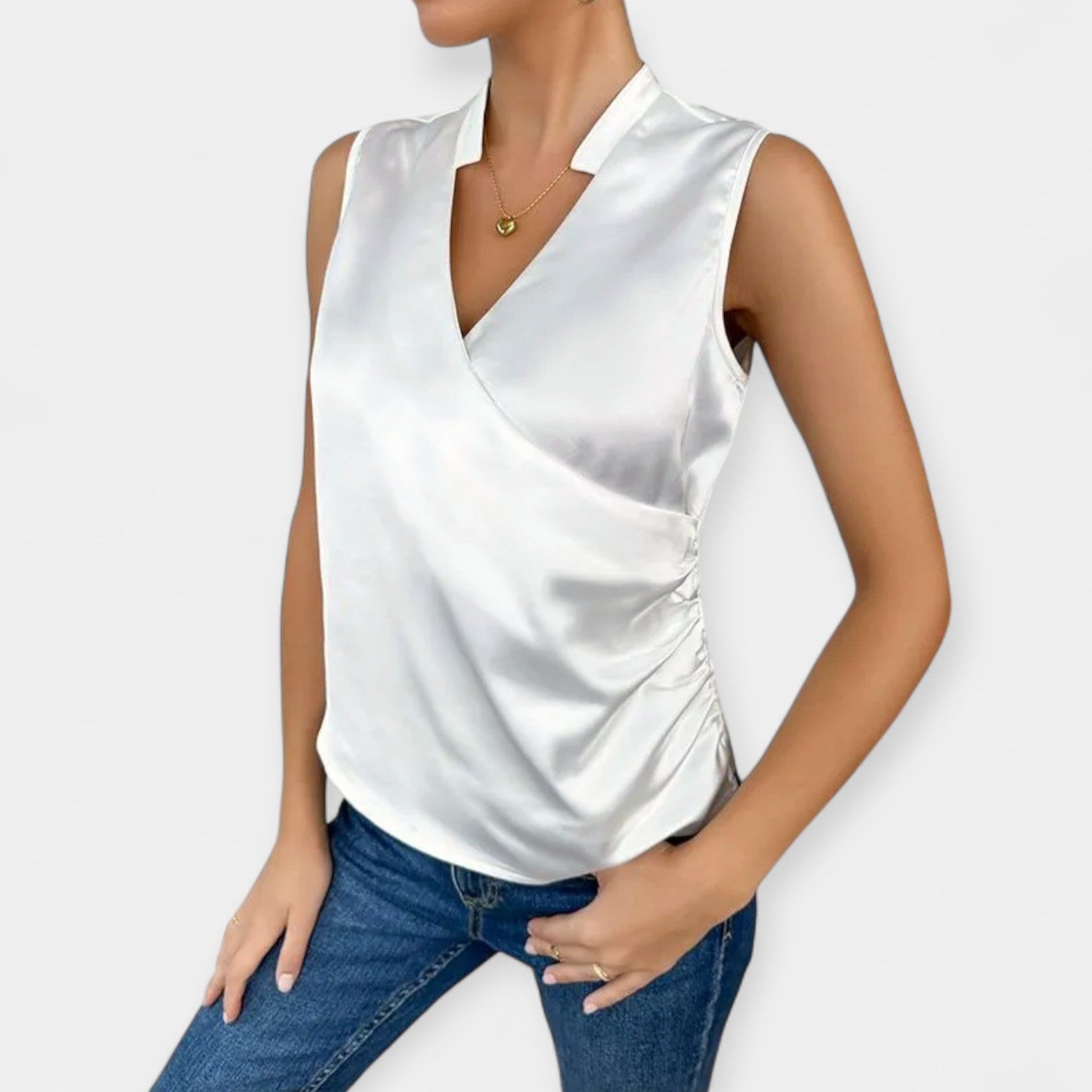 Varrukateta vienkrāsains tops