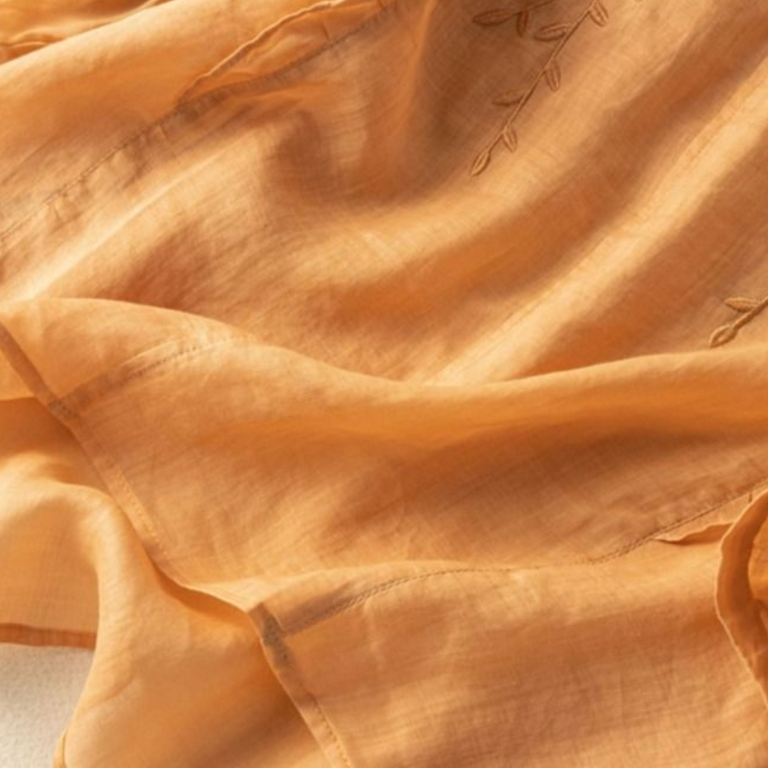 Margarita™ Brīvi Plūstoša Retro Kokvilnas-Lina Blūze