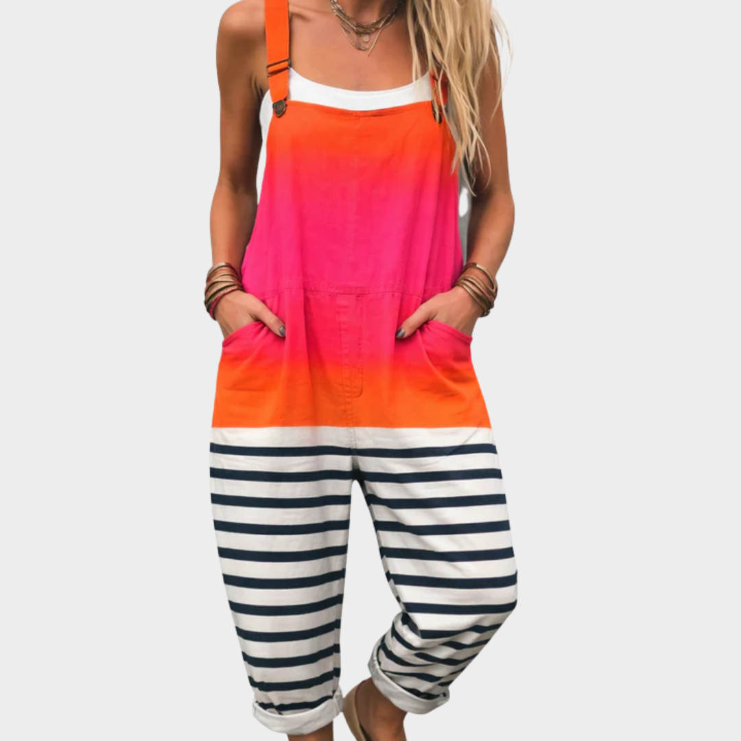 Ērta apdrukāta salopete