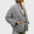 Josiane – Eleganta oversized izskata pīto jaku