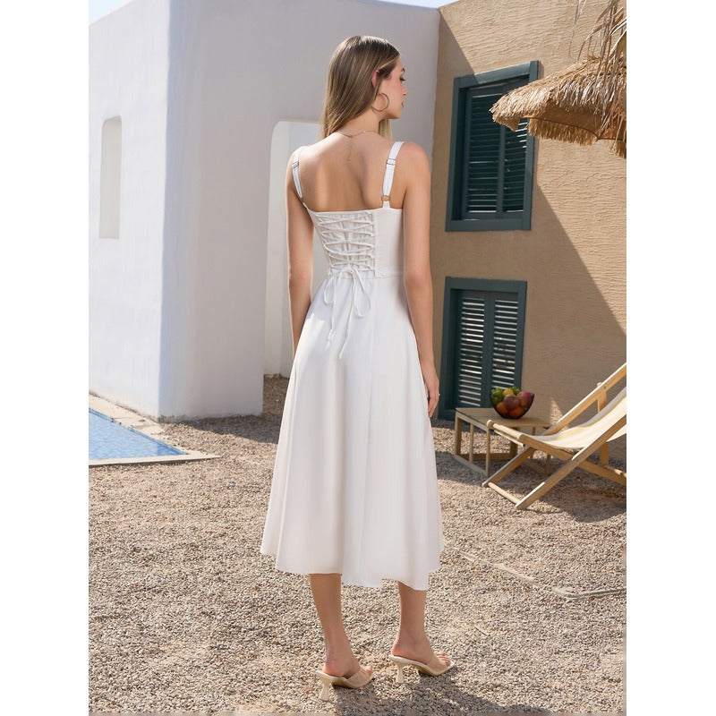 Vela™ - Krekliņš ar drapētu krūšu daļu un šķēlumu augšstilbā