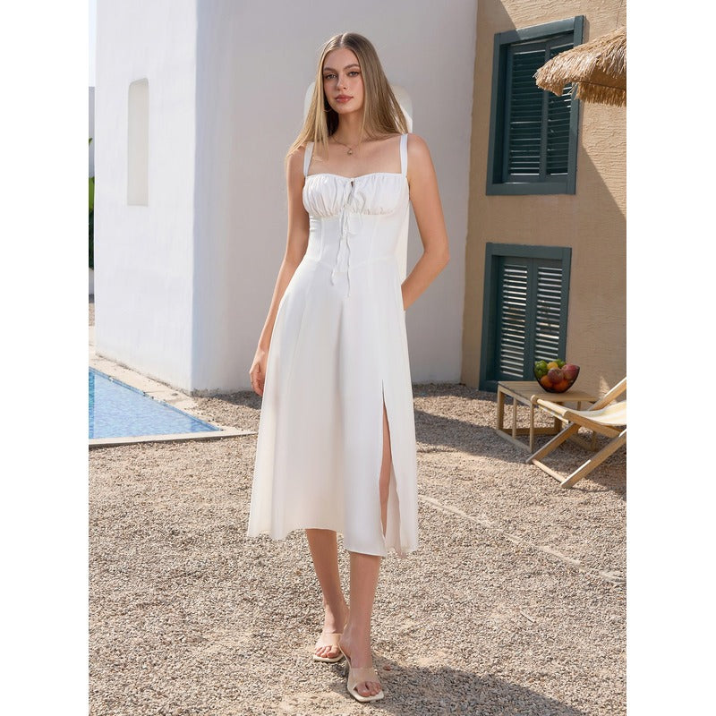 Vela™ - Krekliņš ar drapētu krūšu daļu un šķēlumu augšstilbā