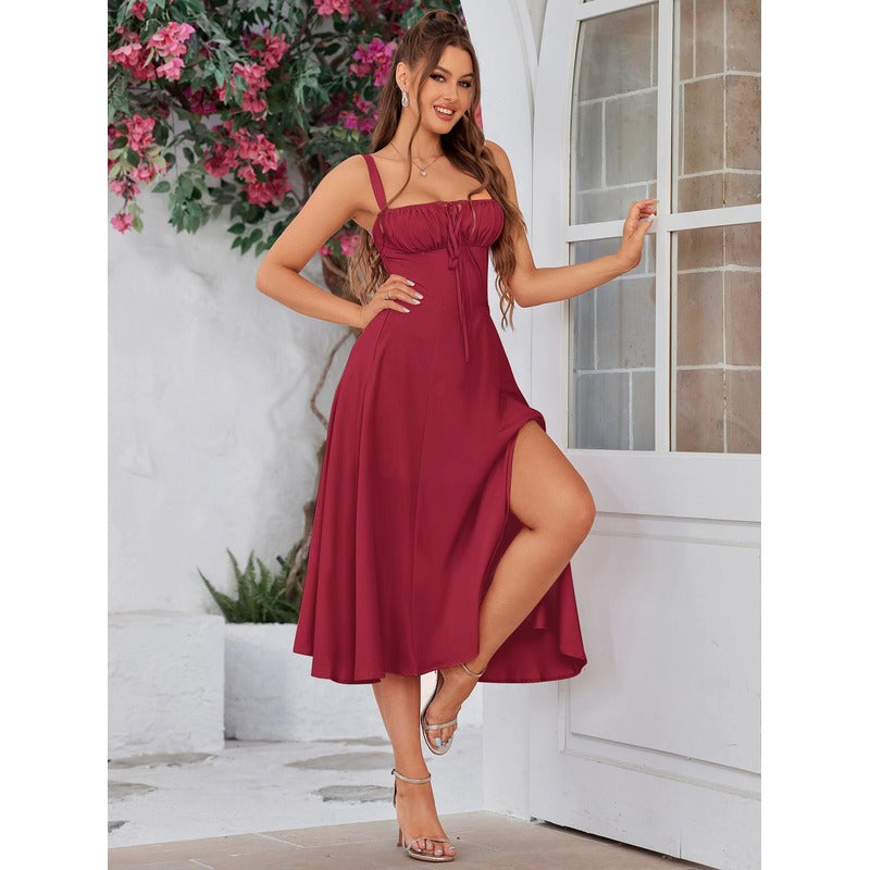 Vela™ - Krekliņš ar drapētu krūšu daļu un šķēlumu augšstilbā