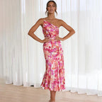 Eliza™ - Eleganta kleita ar vienu plecu