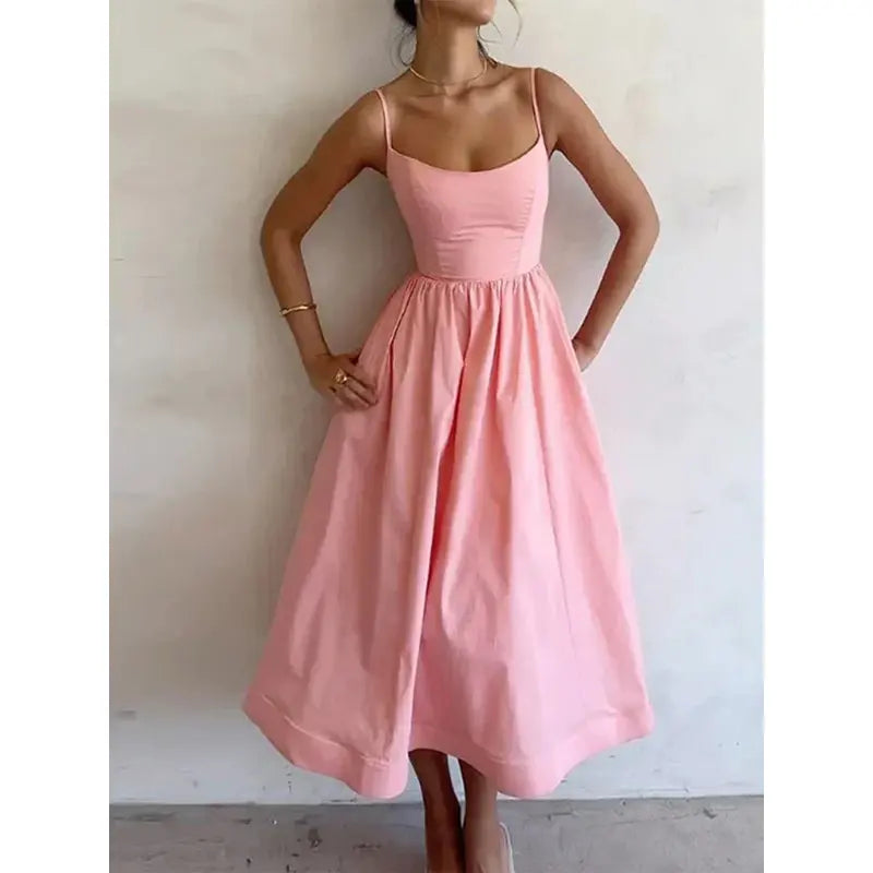 Jovie™ - Kleita ar spageti siksnām