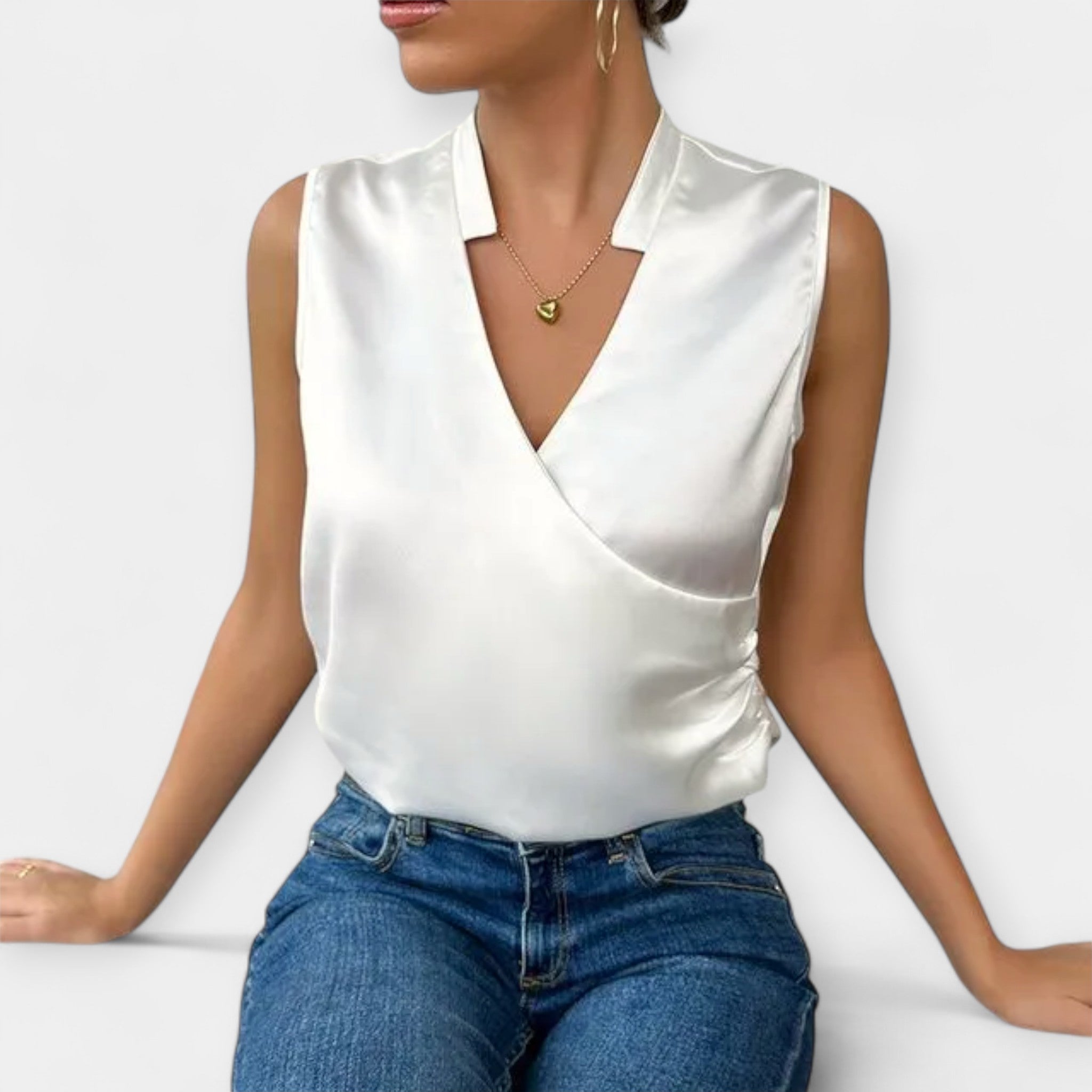 Varrukateta vienkrāsains tops