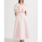 Merle™ | Ziedu midi kleita