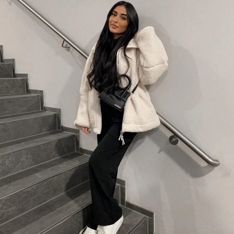 Kaja™ | Mīksta teddy mētelis