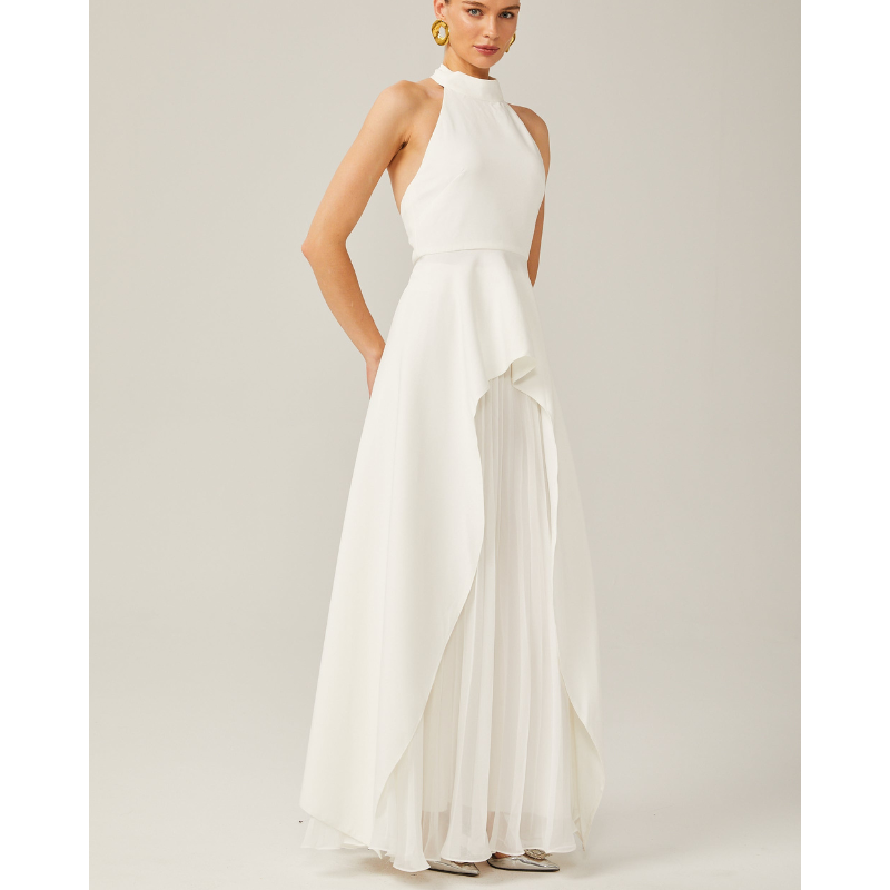 Inés™ | Slāņu halterneck kleita