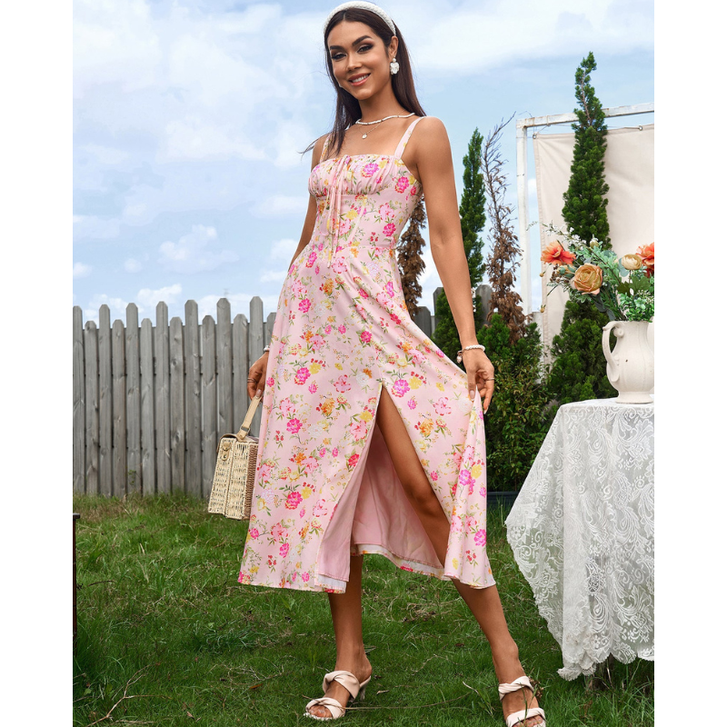 Vela™ - Krekliņš ar drapētu krūšu daļu un šķēlumu augšstilbā