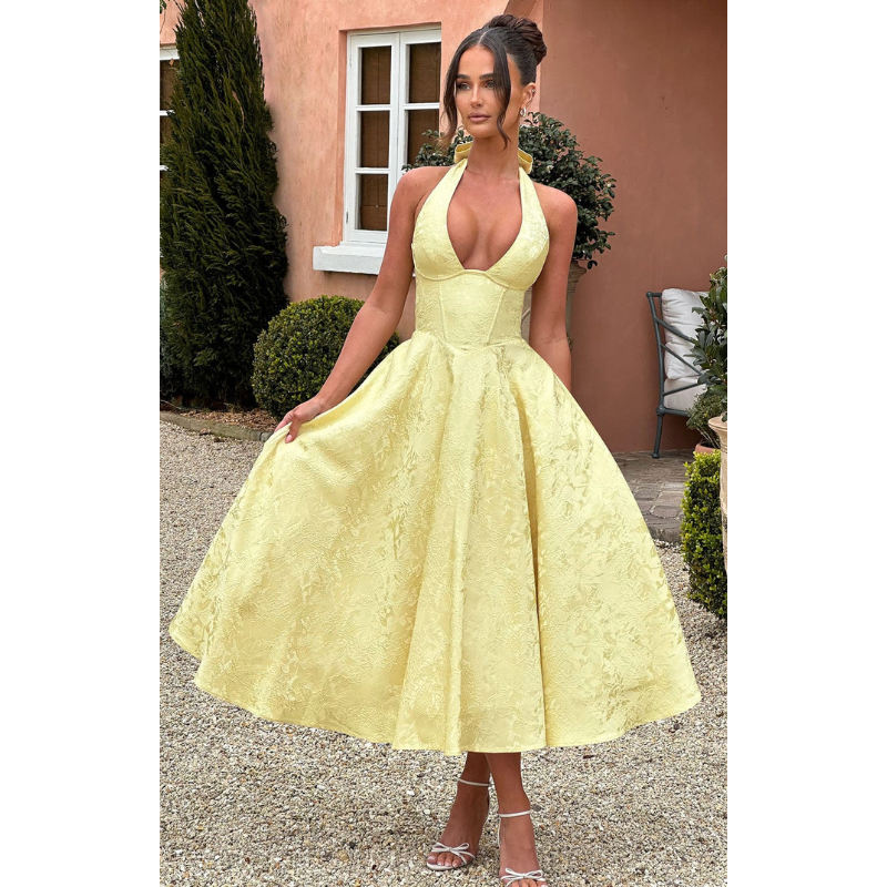 Ara™ | Midi kleita ar apkakles izgriezumu