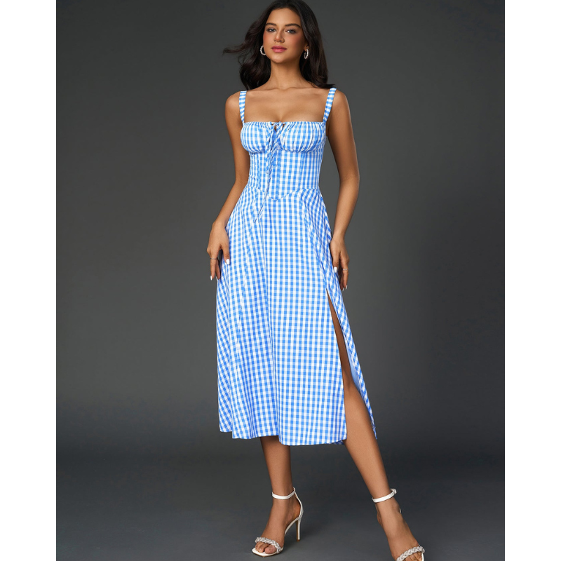 Vela™ - Krekliņš ar drapētu krūšu daļu un šķēlumu augšstilbā