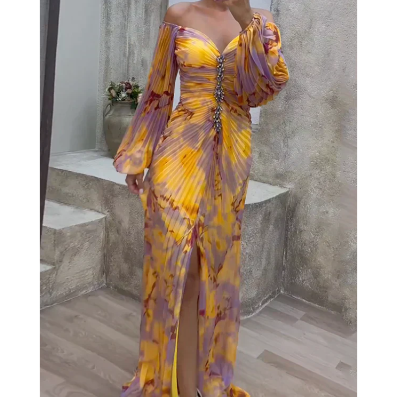 Kristīne™ | Eleganta kleita ar V veida izgriezumu