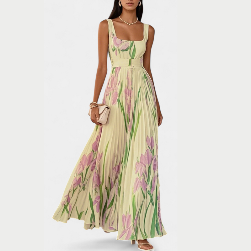 Calanthe™ | Eleganta kleita ar abstraktu rakstu