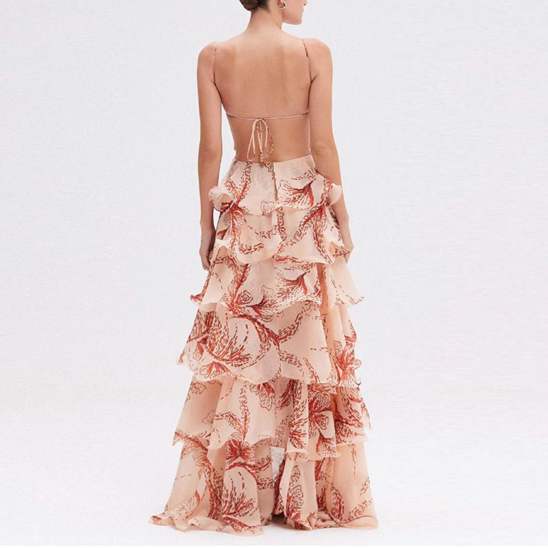 Nahia™ | Eleganta kleita ar volāniem