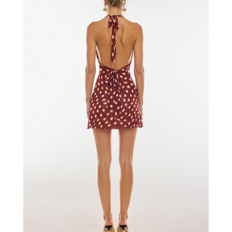 Eira™ - Polka punktu minikleita lycra