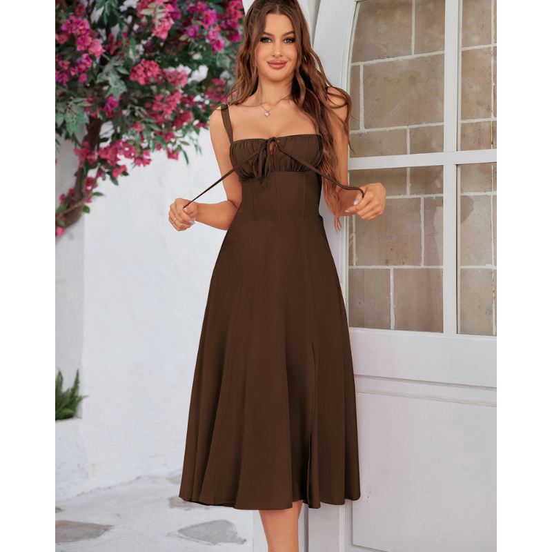 Vela™ - Krekliņš ar drapētu krūšu daļu un šķēlumu augšstilbā