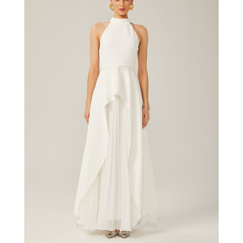 Inés™ | Slāņu halterneck kleita