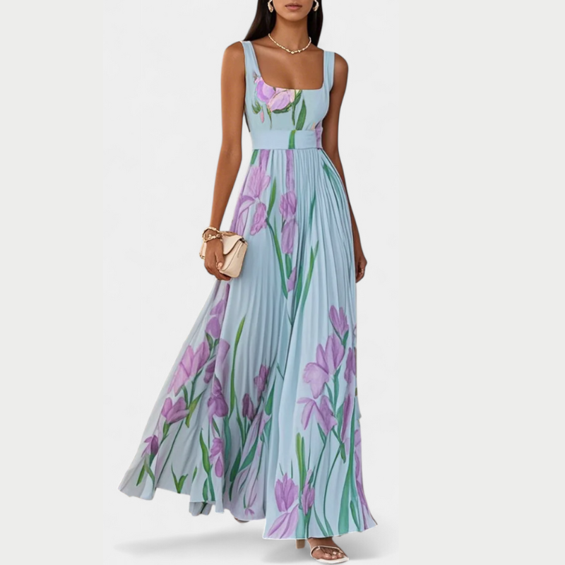 Calanthe™ | Eleganta kleita ar abstraktu rakstu