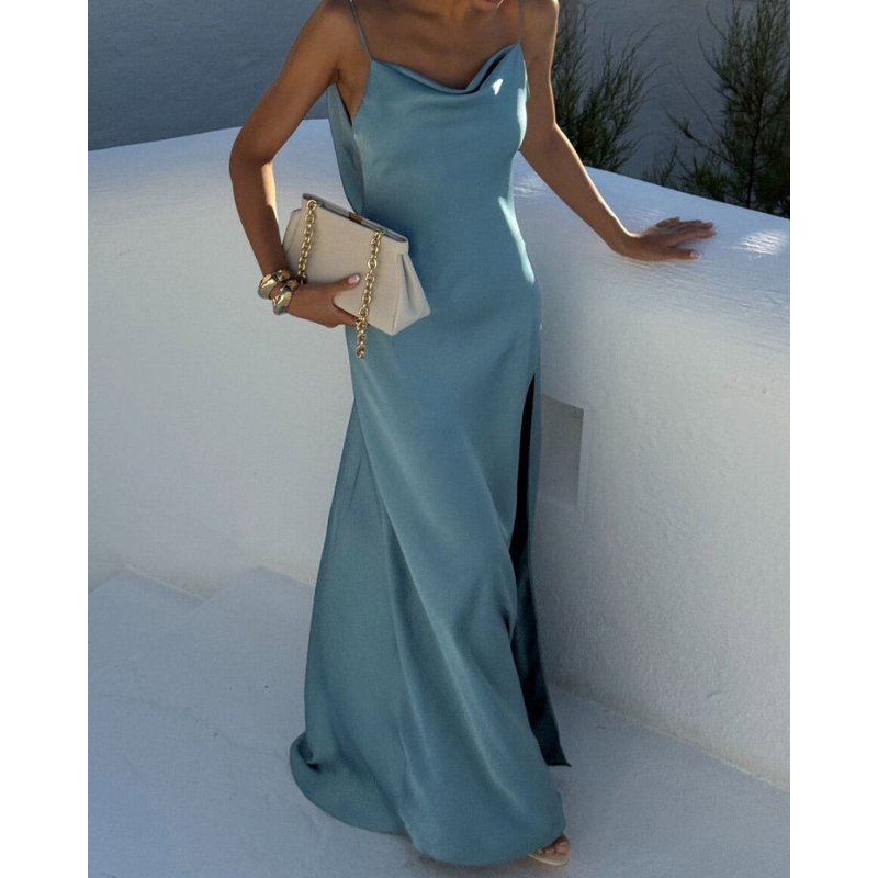 Malou™ - Seksīga un eleganta maksi kleita ar augstu šķēlumu sānos