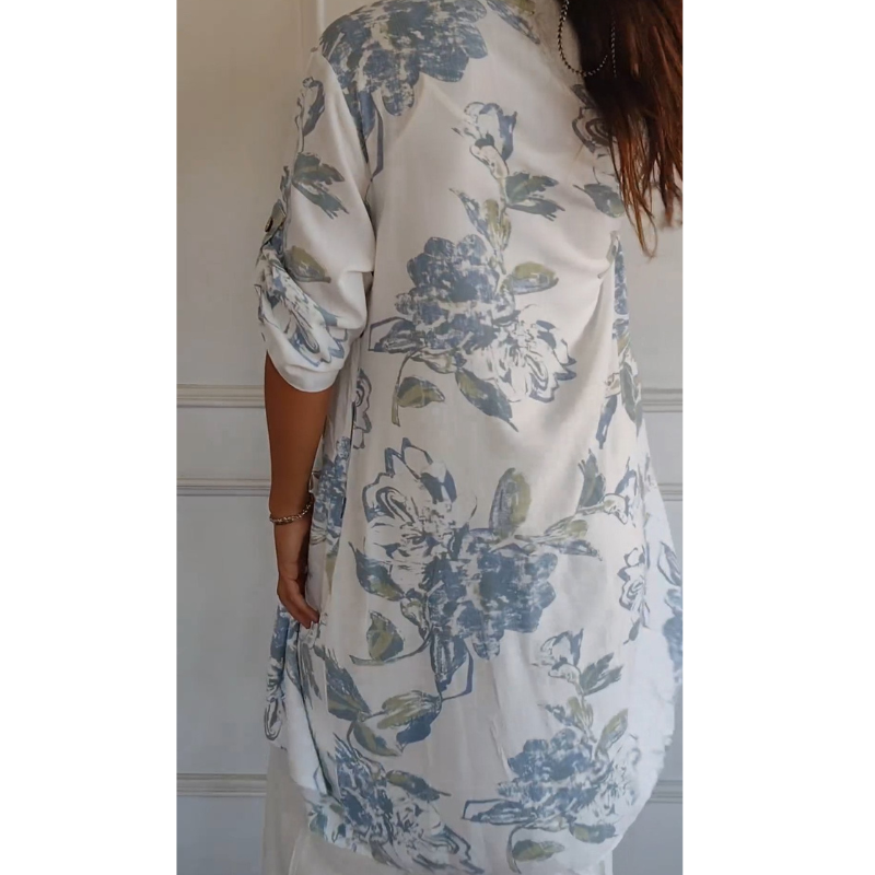 Jana™ | Eleganta kleita no kokvilnas un linu