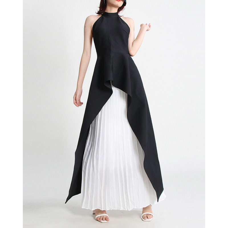 Inés™ | Slāņu halterneck kleita